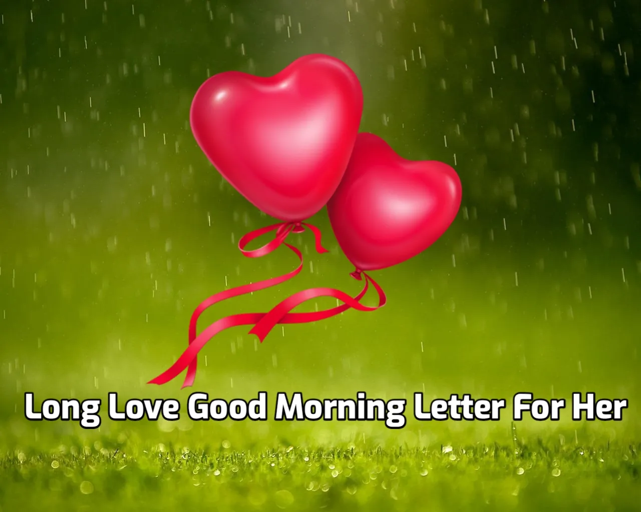 Long Love Good Morning Letter For Her