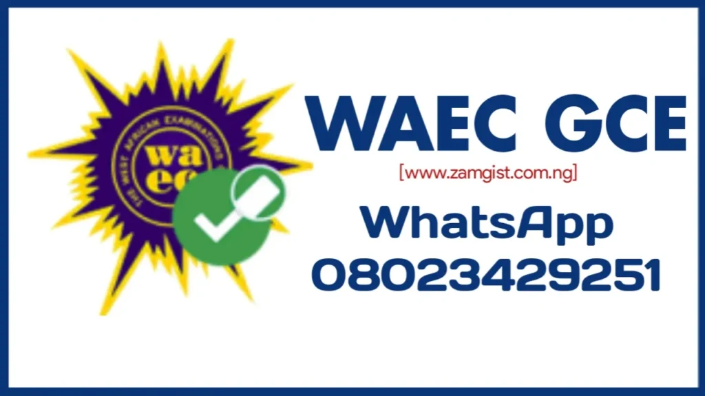 Waec gce