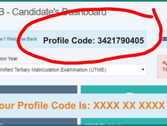 How To Get JAMB Profile Code 2023