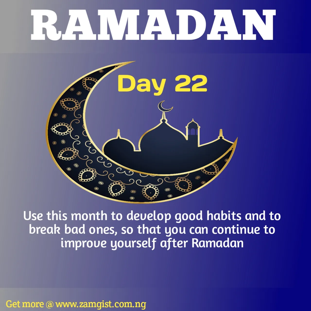 Ramadan Day 22 Quotes, Dua and Images 2024