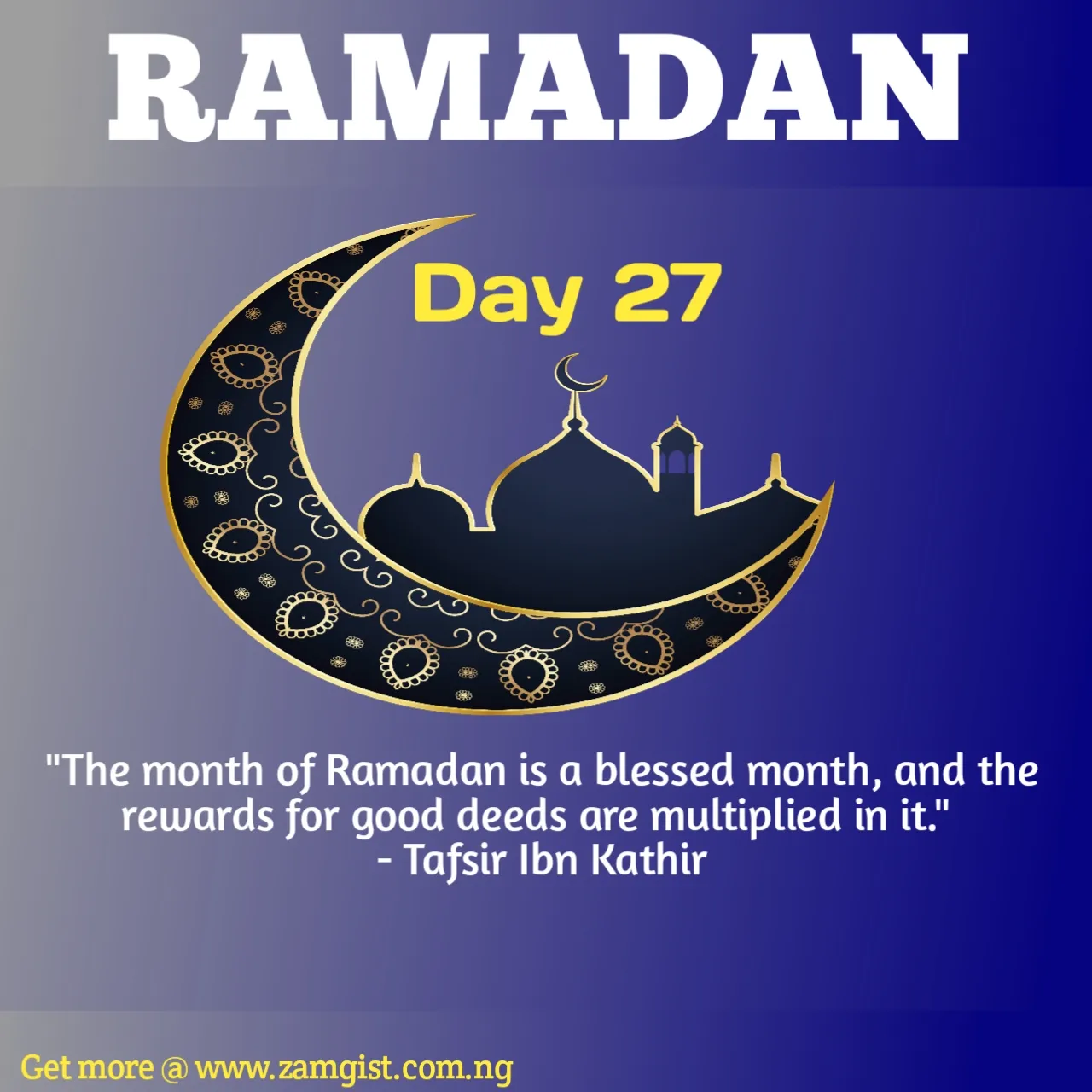 Ramadan day 27 image