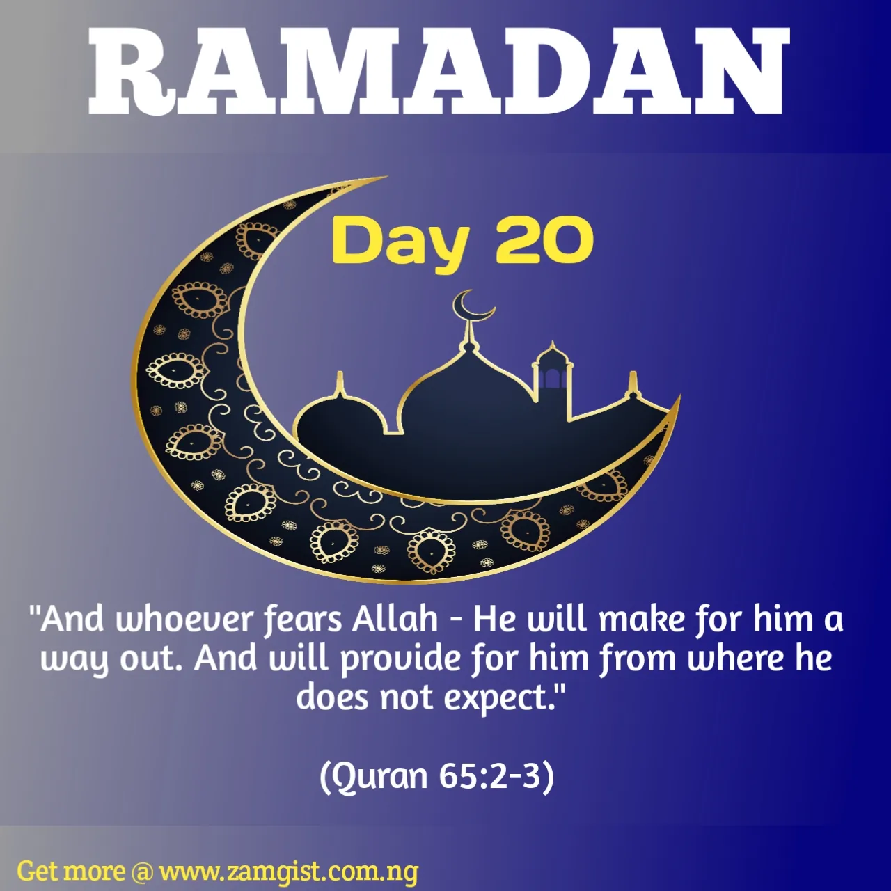 Ramadan Day 20 Quotes, Dua And Images 2024
