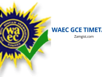 waec gce timetable 2025 first series