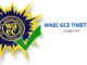 waec gce timetable 2025 first series