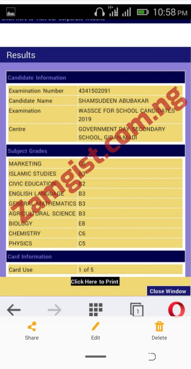 Zamgist Waec testimonials 4